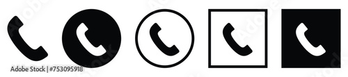 icon set phone variations. eps 10