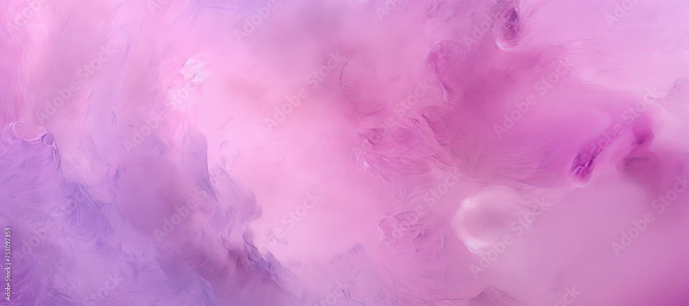 Fototapeta premium Abstract background in lilac and pink tones, fluid art painting in the technique of alcohol ink. Banner
