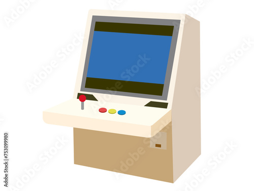 ゲームセンターにあるアーケードゲームの機械