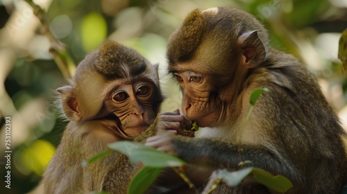 Macaques in Taiwan. Generative AI
