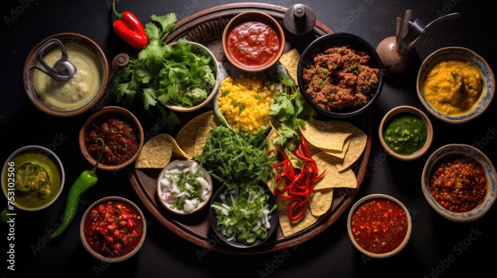 Mexican cuisine. Generative AI Mexican cuisine. Generative AI
