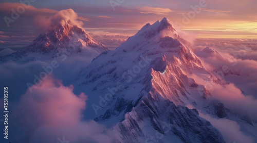 Sunrise Majesty: The Lonely Mountain Revealed © Andrii 