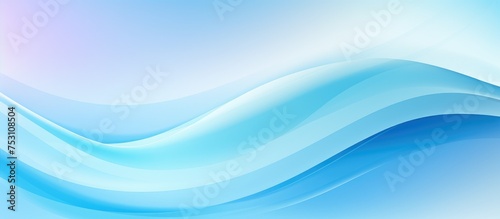 Blurred light blue 2d background with gradient for business design