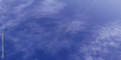 Abstract blue watercolor on white background. Blue sky background cloud. Abstract color splash design. Background with space.