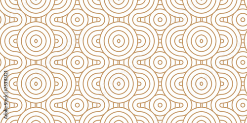 Overlapping Pattern with Transform Effect. Abstract Pattern with wave lines brown white scripts background. seamless scripts geometric overlapping create retro line backdrop pattern background.