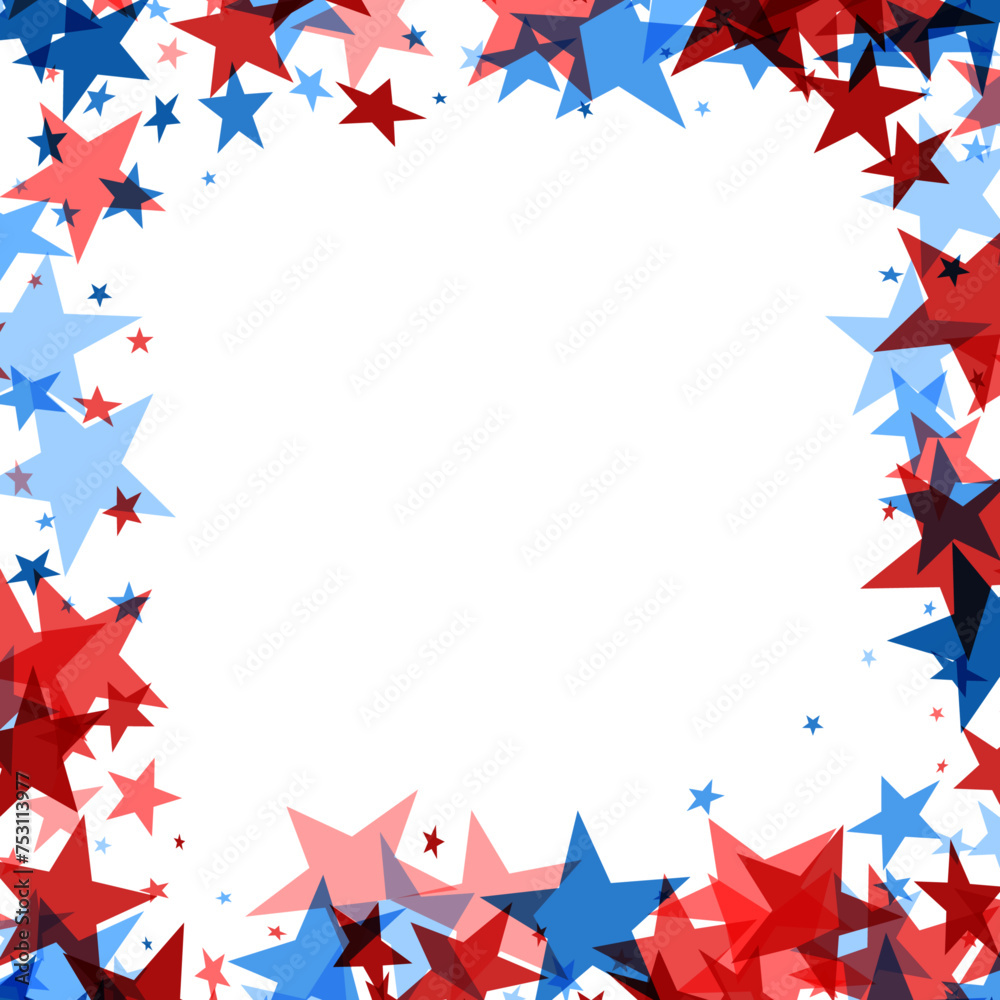 Fototapeta premium Star Spangled Frame