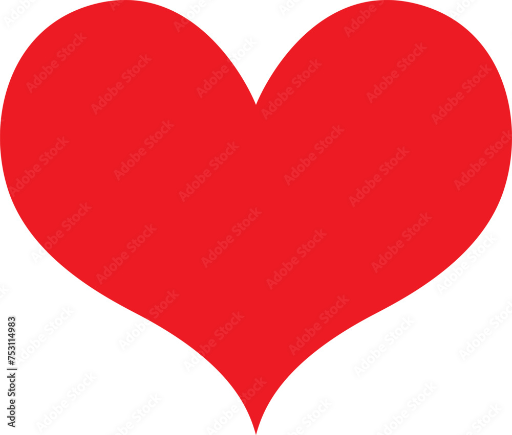 Red heart vector emblem or logo drawing, hand drawn flat cartoon sketch. Greeting card template for Valentine's Day and Mother's Day. Red heart vector emblem or logo drawing, hand drawn flat cartoon sketch. Greeting card template for Valentine's Day and Mother's Day.