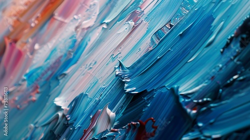 Recurso gráfico de textura de pintura simulando pinceladas con varias tonalidades.