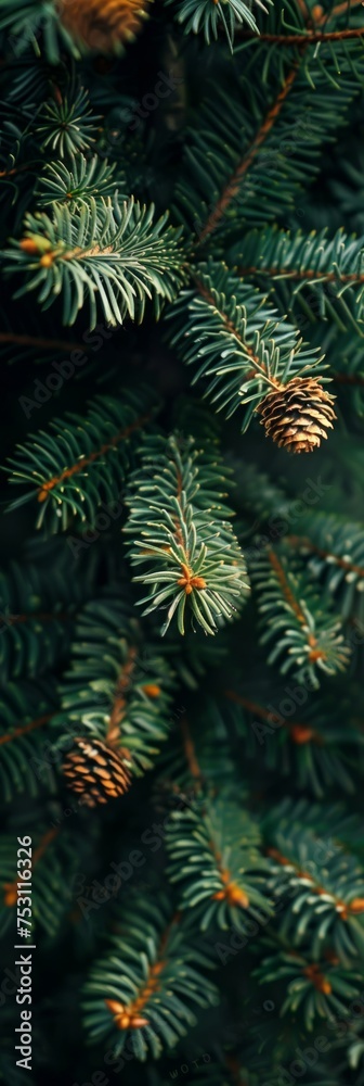 Trendy Moody Christmas Brunch with Fir Tree Generative AI Trendy Moody Christmas Brunch with Fir Tree Generative AI