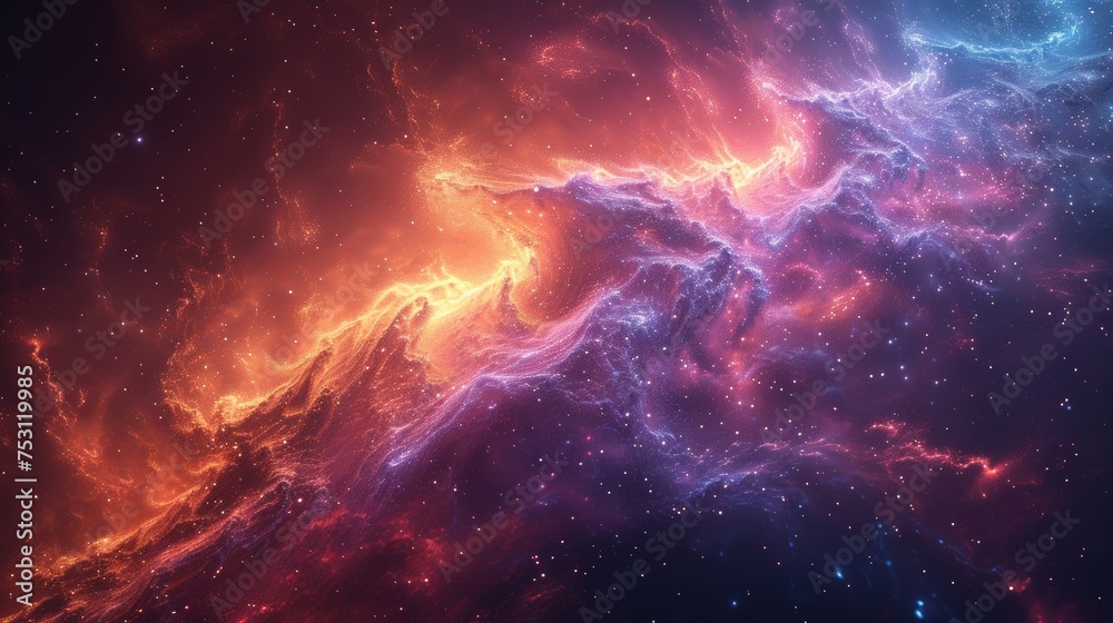 Cosmic Energy Storm - Abstract Space Art Cosmic Energy Storm - Abstract Space Art