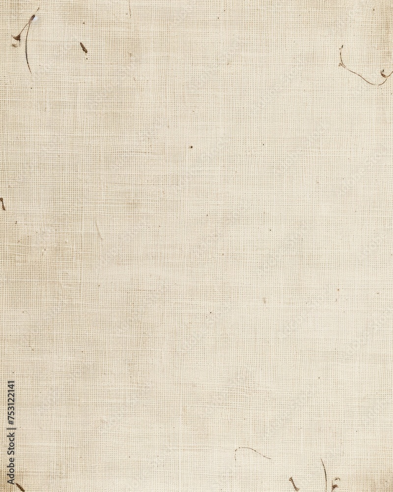 Fototapeta premium A high-resolution image of a textured canvas background in light neutral tones, suitable for designers to use as a base for artwork or as a subtle backdrop in graphic projects.