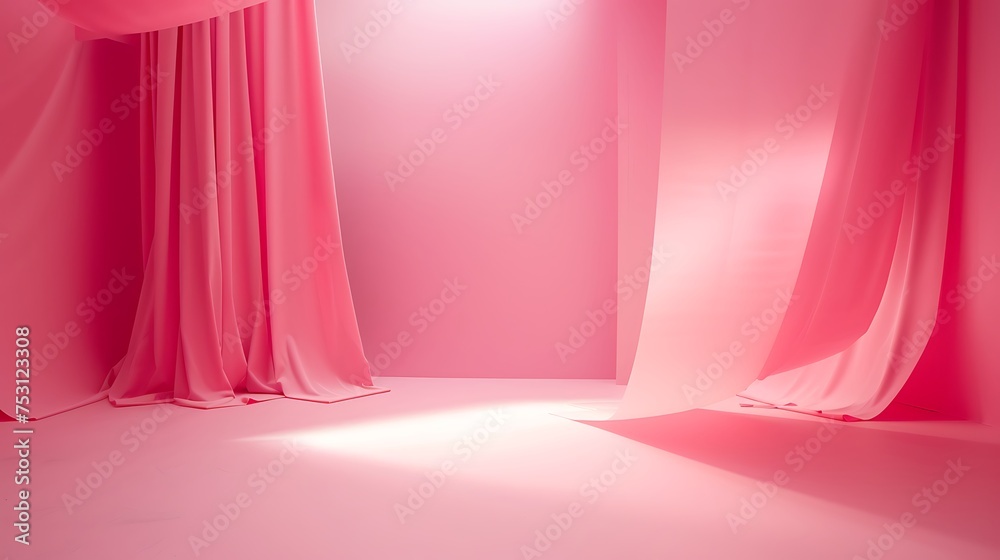 Obscured background unique pink studio background for item show