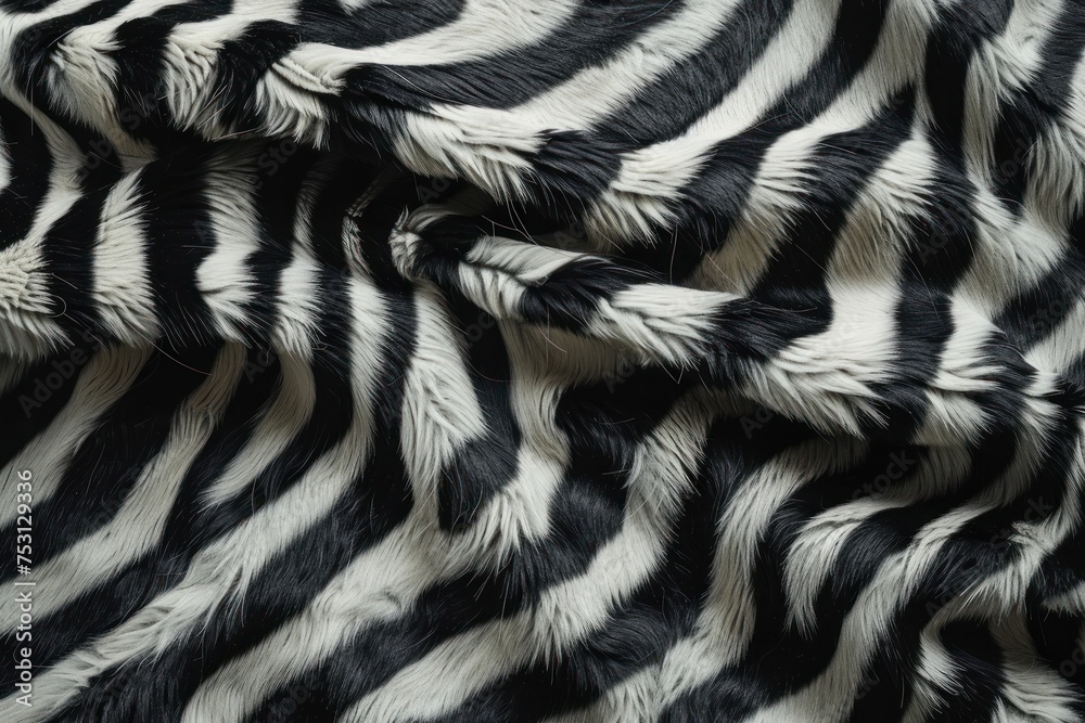 A close up of a textured zebra fur texture background A close up of a textured zebra fur texture background