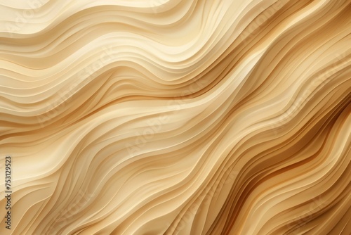Abstract beige brown color waving lines background