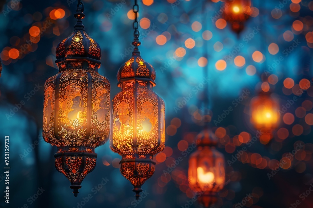 Ramadan Kareem. Islamic greeting card template with Ramadan for wallpaper design Ramadan Kareem. Islamic greeting card template with Ramadan for wallpaper design