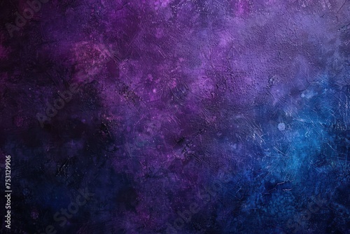 Dark blue purple color gradient background grainy texture black abstract web banner backdrop design copy space photo