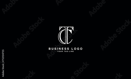 CT, TC, C, T, Abstract Letters Logo Monogram