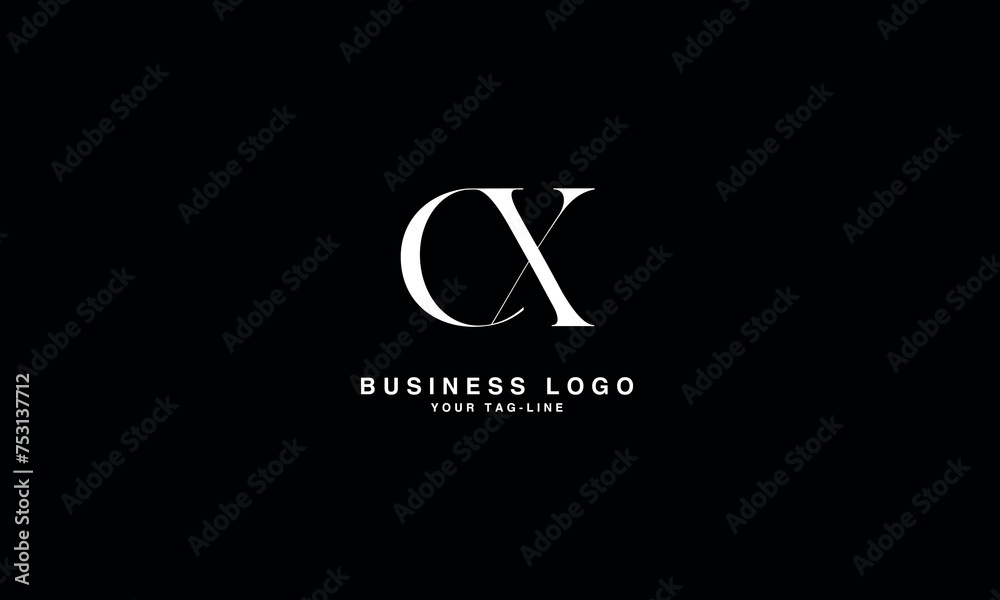 CX, XC, C, X, Abstract Letters Logo monogram CX, XC, C, X, Abstract Letters Logo monogram