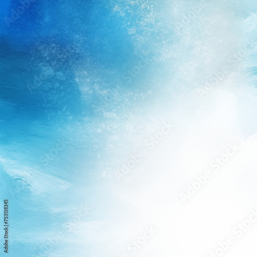 white blue , abstract background shine bright light and glow template empty space , grainy noise grungy texture color gradient 