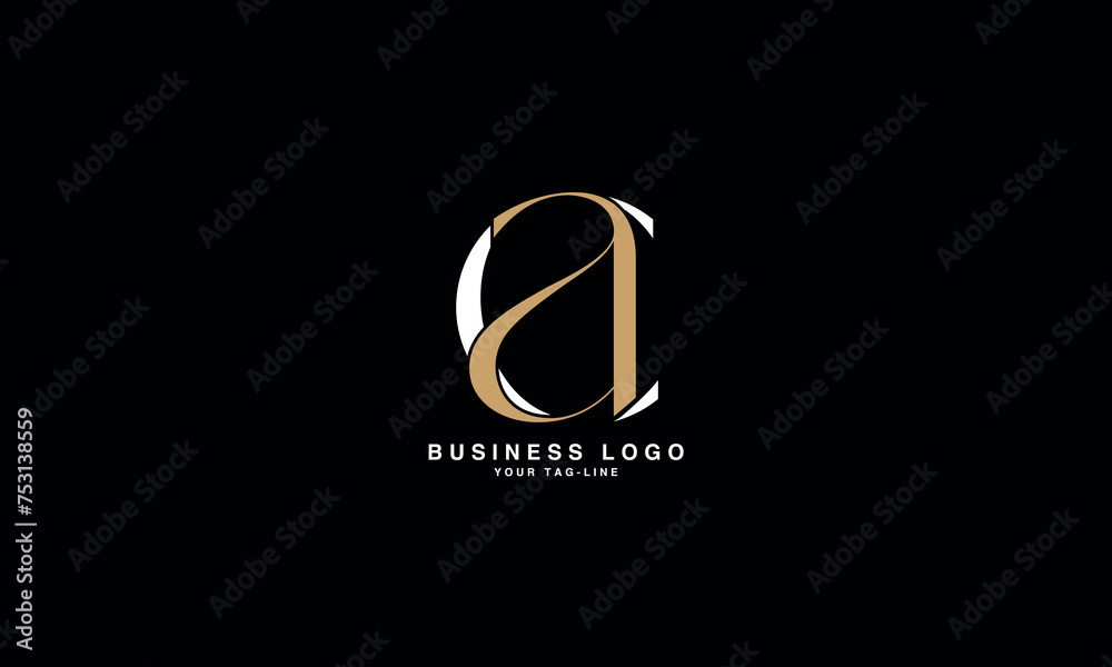 Fototapeta premium CA, AC, C, A, Abstract Letters Logo Monogram
