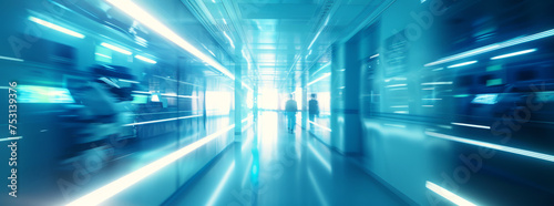 medical blurred futuristic background generative ai