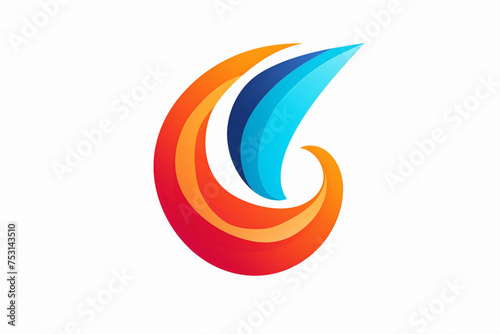 Dynamic logo design featuring bold lines and vibrant colors, capturing the essence of creativity and innovation.