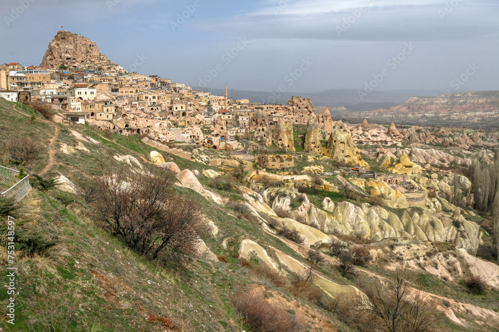 Views from Pigeon Valley in the region of Cappadocia, Turkey