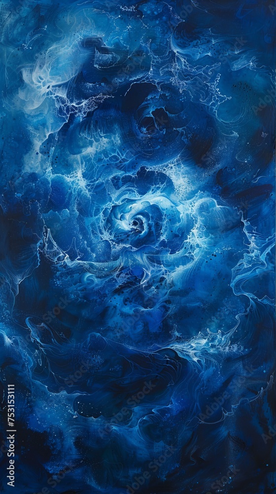 Obraz premium blue water background