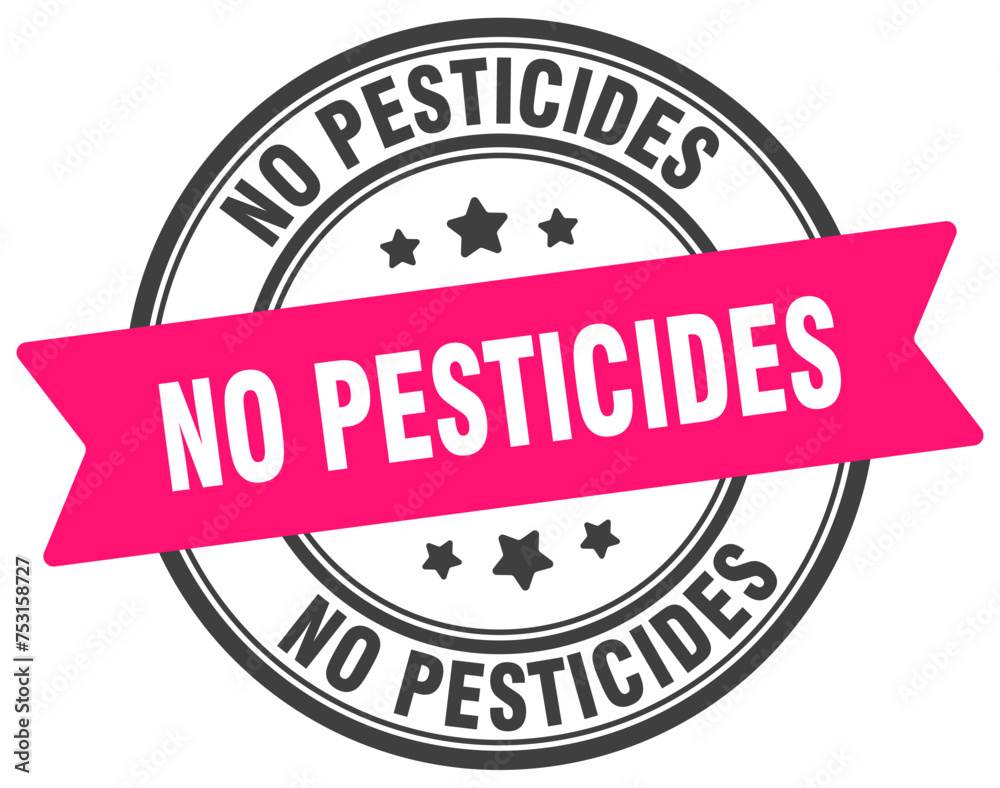 no pesticides stamp. no pesticides label on transparent background. round sign no pesticides stamp. no pesticides label on transparent background. round sign