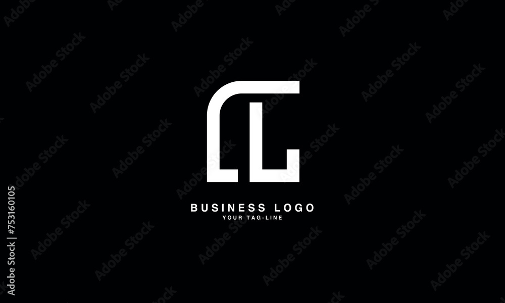 CL, LC, C, L, Abstract Letters Logo Monogram CL, LC, C, L, Abstract Letters Logo Monogram