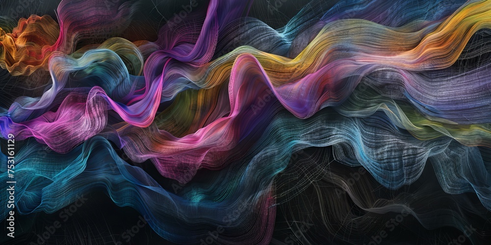 Obraz premium abstract background with smoke