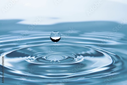A single drop of water