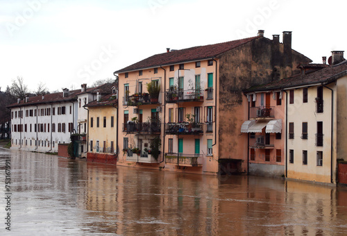 Houses near river at risk of flooding after torrential rains