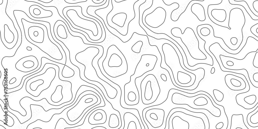 White texture topography contours gray lines curly