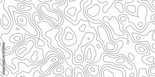White texture topography contours gray lines curly