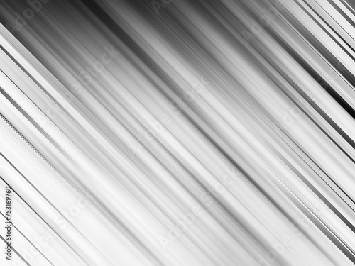 Black and white stripe abstract background. Motion effect. Grayscale fiber texture backdrop and banner. Monochrome gradient pattern and textured wallpaper.