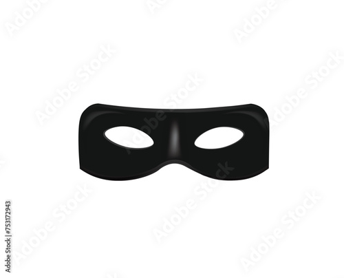 Burglar eye mask. vector illustration