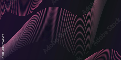Abstract glowing wave lines background. Dynamic wave pattern. Modern gradient wavy lines.