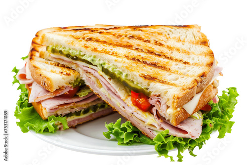 Monte Cristo Sandwich Isolated on a Transparent Background