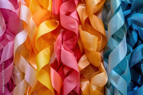 Twisted Ribbon Background design web site photo
