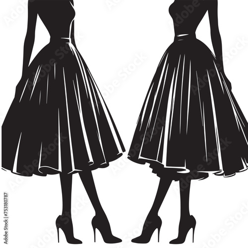 SKIRT SILHOUETTE ,WEDDING DRESS