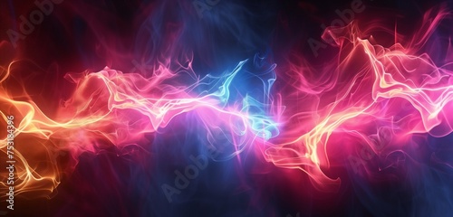 Abstract background Beautiful electric light photo