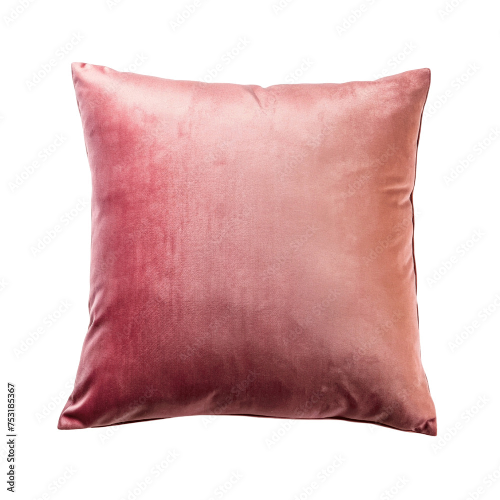 Cushion pink pillow velvet pillows isolated on Transparent background. Cushion pink pillow velvet pillows isolated on Transparent background.