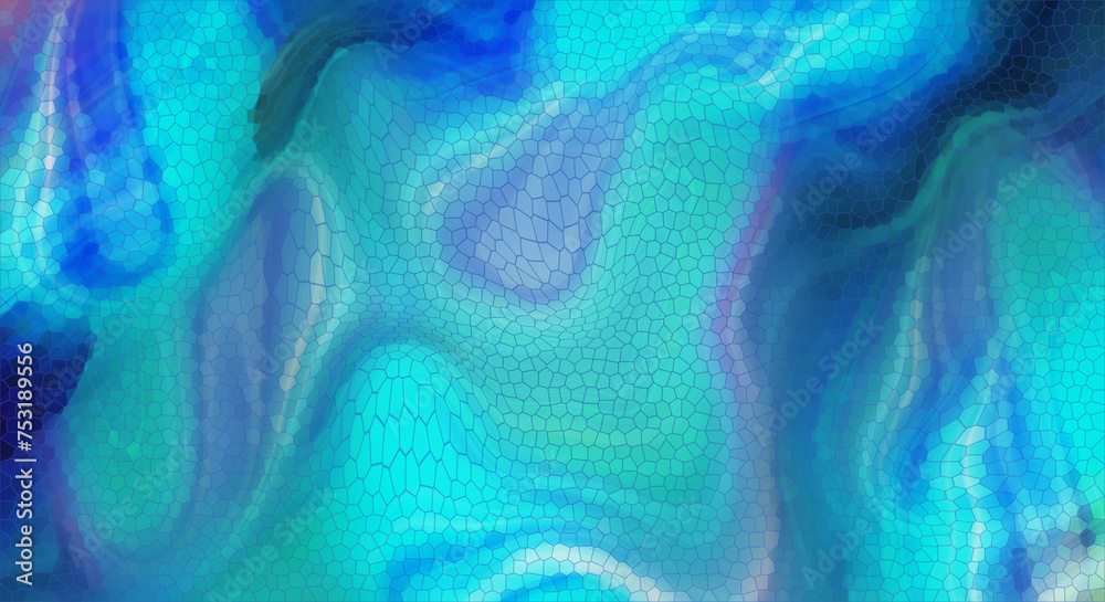 Obraz premium Abstract blue smooth shapes texture background. Blue pattern with artistic design abstract digital background