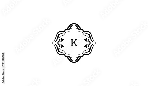 Fish on White Luxury Alphabetical Logo