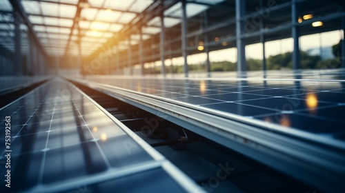 Solar Panel Manufacturing Process in Focus Generative AI