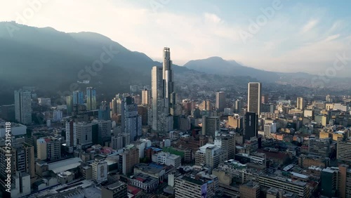 aerial views of bogota