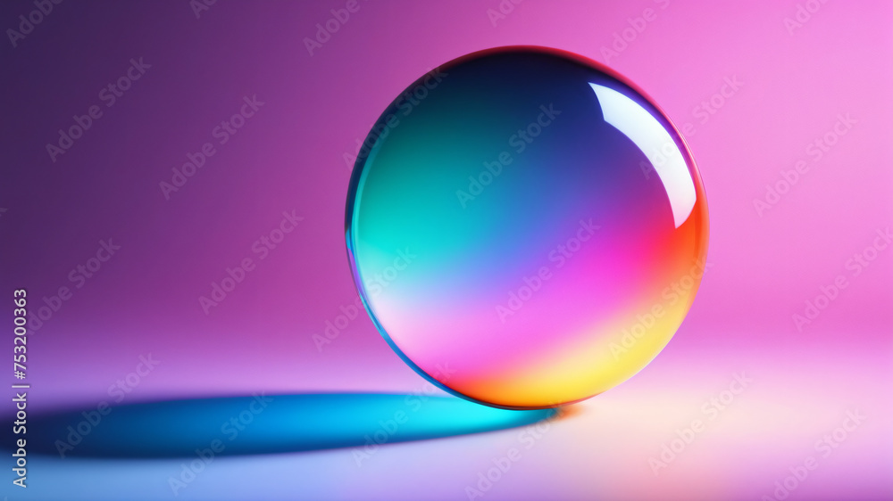 Transparent Sphere with light reflection Transparent Sphere with light reflection