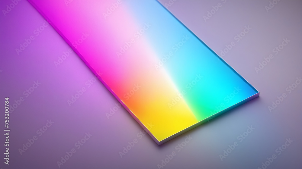 Naklejka premium A colorful rectangle