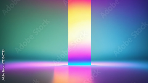 Reflectiv colorful gradient photo